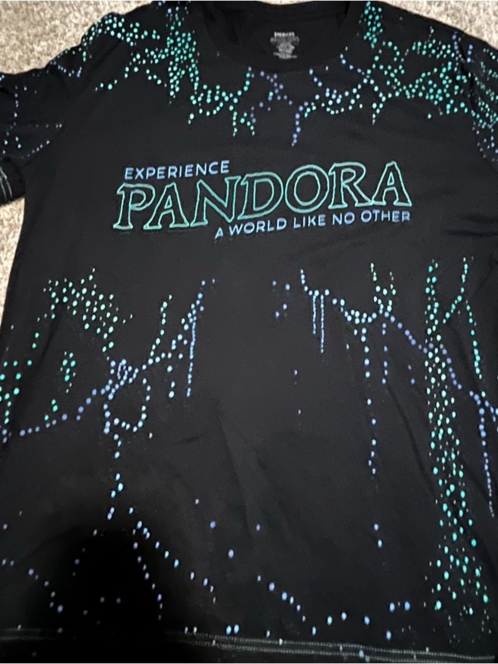 Disney Parks Pandora Glow in the Dark tee